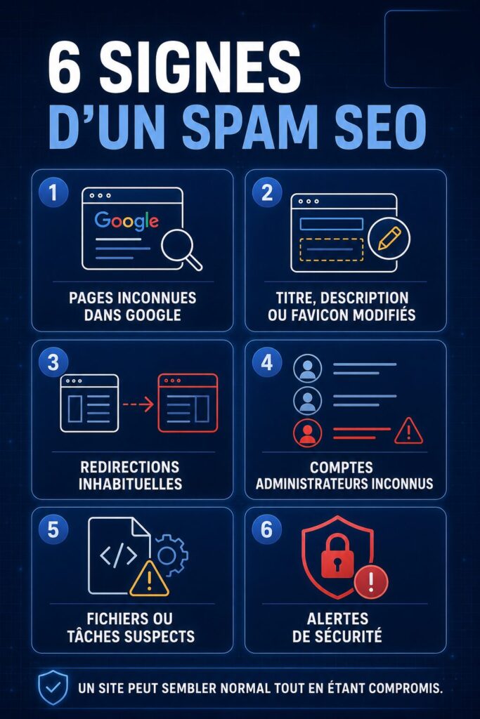 6 signes d'un spam SEO